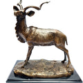 Greater Kudu Antelope – Bronze Sculpture of African Antelope on Marble Base