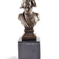 Bust of Napoleon Bonaparte – Bronze Sculpture on Marble Column
