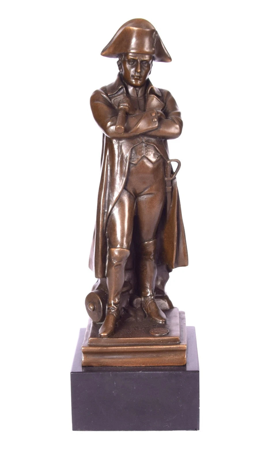 Napoleon Bonaparte – Bronze Sculpture of the Emperor on Marble Base