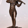 The Violinist – Bronze Sculpture on Marble Base